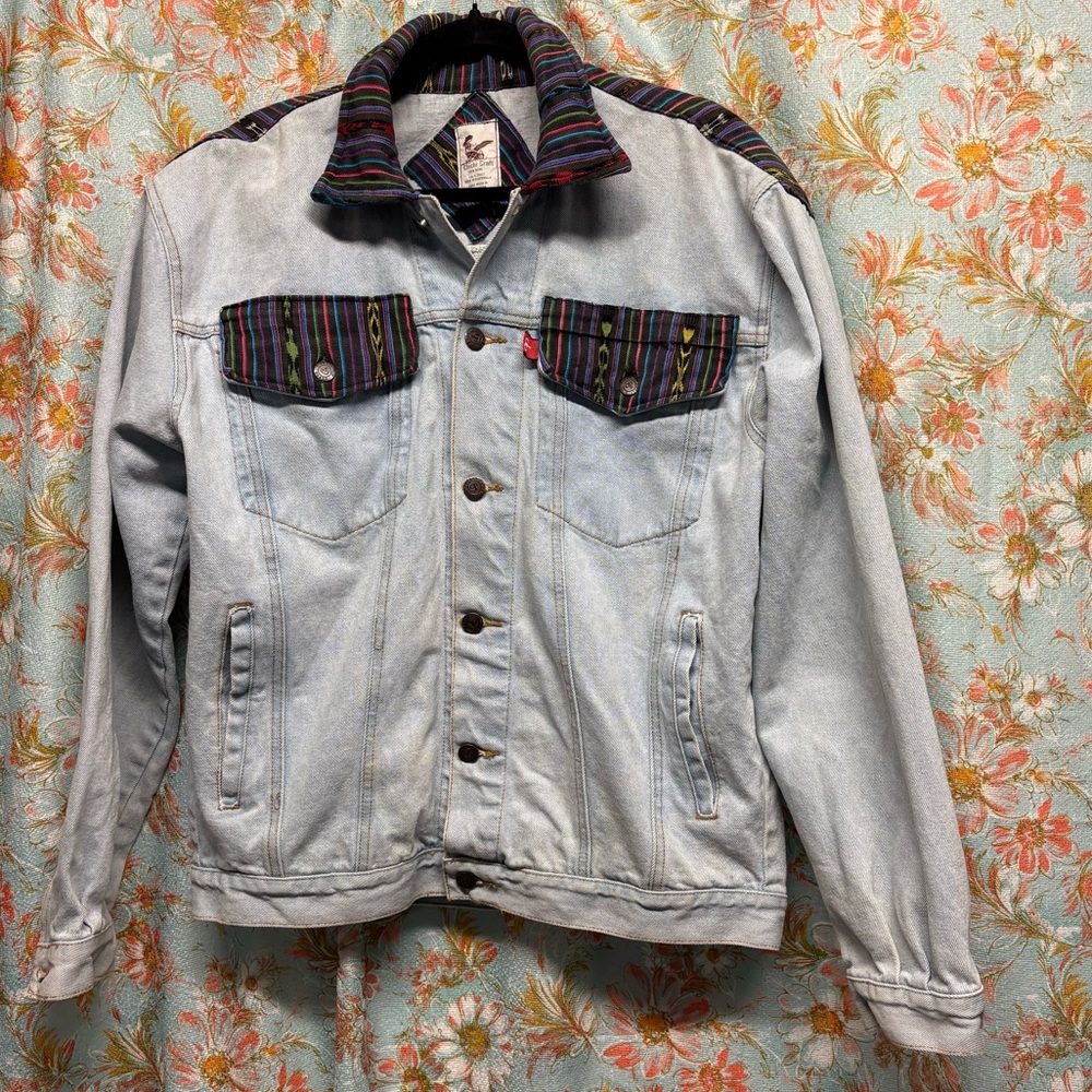 Artisan Upcycled Denim Jacket (23x26)